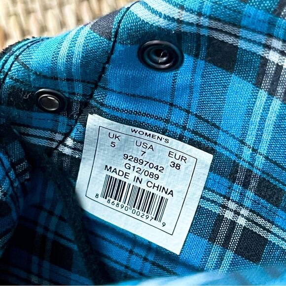 Palladium Black Blue High Top Lace-Up Sneaker Boots Women’s Size 7 - Picture 6 of 7